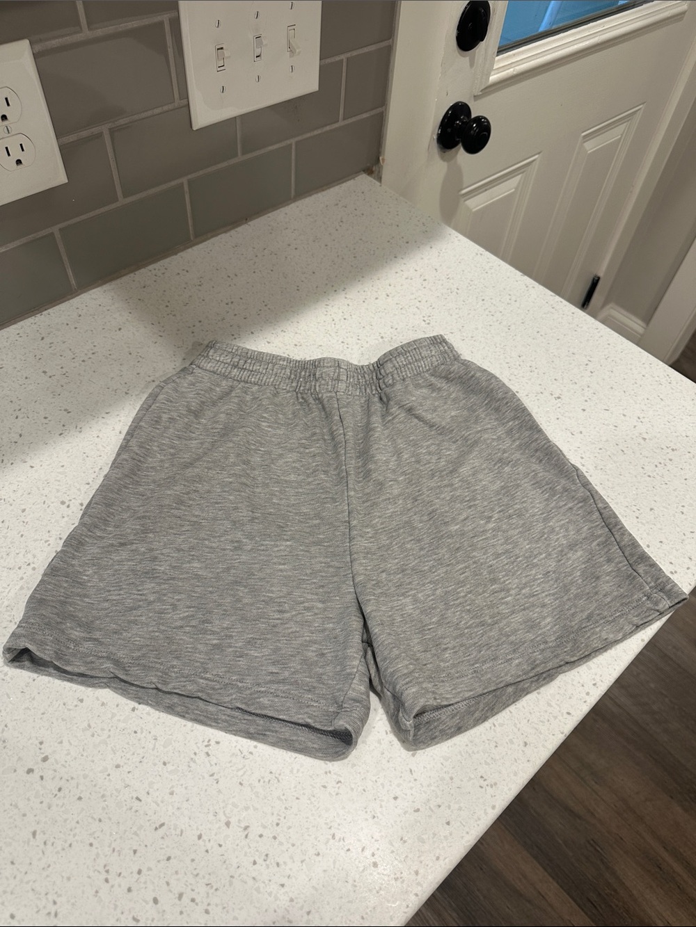 Cozy Gray Lounge Shorts